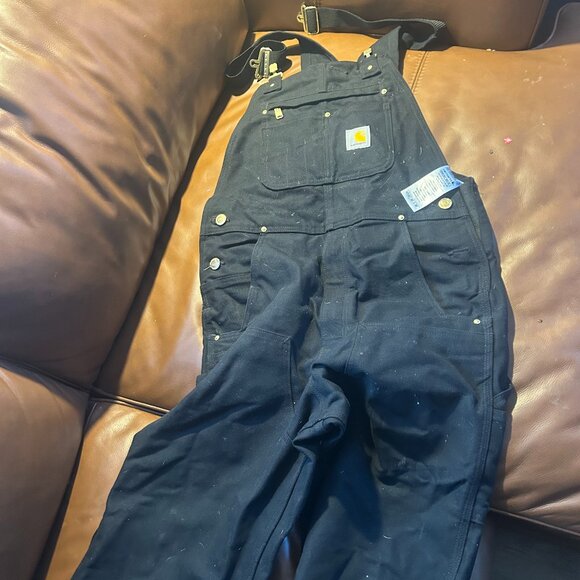 Carhartt Black Coveralls 30×30 - Picture 1 of 4